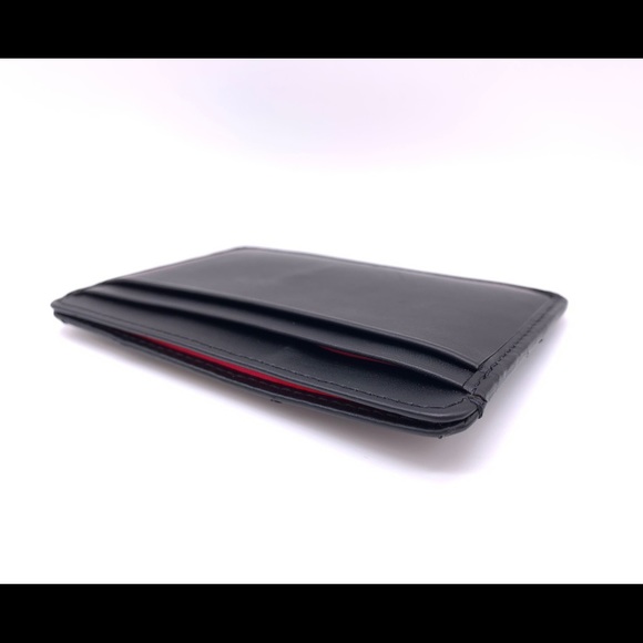 SOLD! CHANEL Black Lambskin Cambon Cardholder - Picture 4 of 8